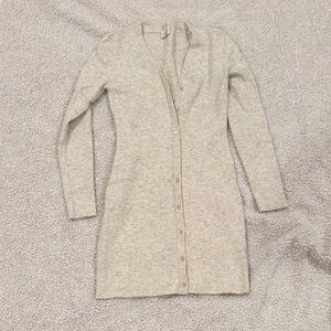 Wilfred Heather Gray Knit Dress